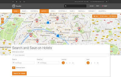 List Hotels - Full Map