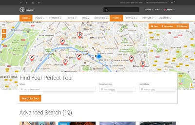 List Tours - Full Map